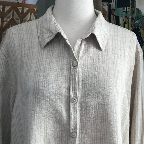 Orvis Linen Button Up Shirt - Coastal Chic Beachy - Picture 7 of 11